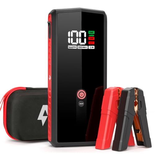 Andeman 4000A Peak Jump Starter (Any Gas&10L Diesel Engies) with 65W Dual USB Fast-Charge, 24000mAh Car Battery Charger,12V Car Jumper, Power Bank Power Pack with Quick Charge 3.0 Ports