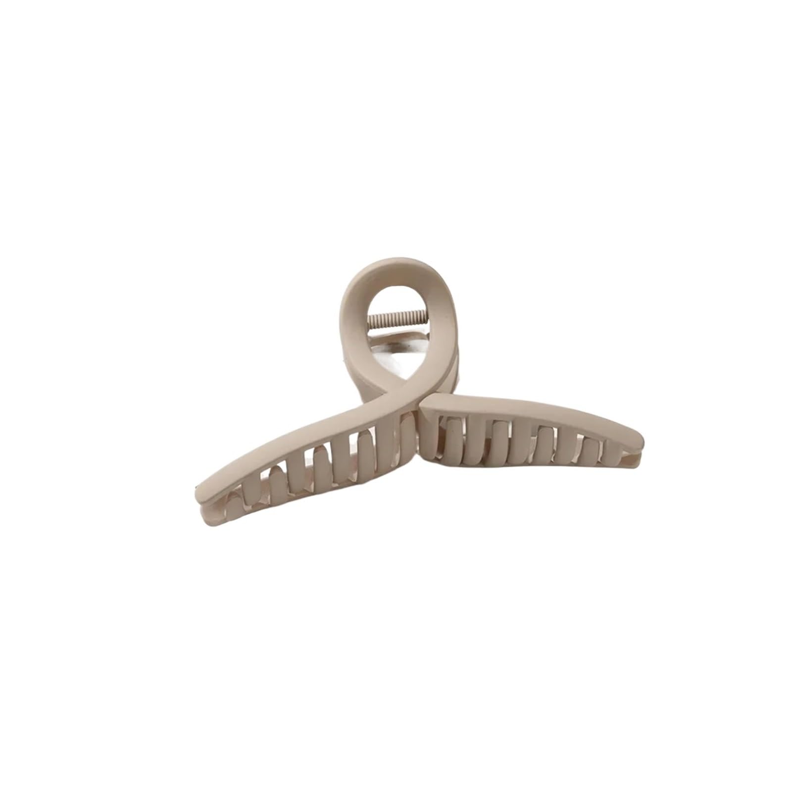 11-13cm Vintage Kreuz Haarspange Große Krabbenkrallen Bad Pferdeschwanz for Frauen Mädchen Krallenzubehör(13cm Khaki)