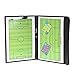 YAMMY Ballon Tactical Board Football Entraîneurs Tableau magnétique Pliable Stratégie Presse-papiers avec Une lingette d'écriture Conception Pratique et Durable (Col (Jeu de Table)