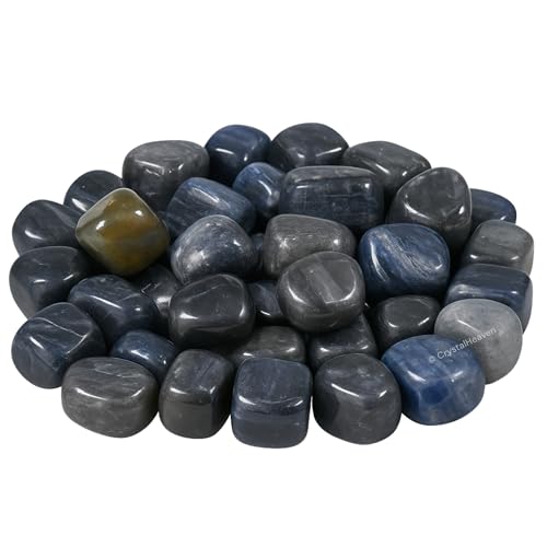 Image of Crystal Heaven Blue Aventurine Healing Tumbled Stone,Natural Polished Crystals For Diy Crafts,Manifestation,Meditation,Pooja Feng Shui And Reiki Healing(30 Grams)