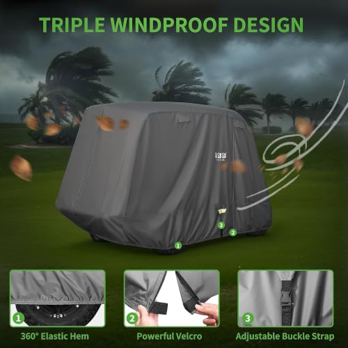 10L0L 650D Golf Cart Cover