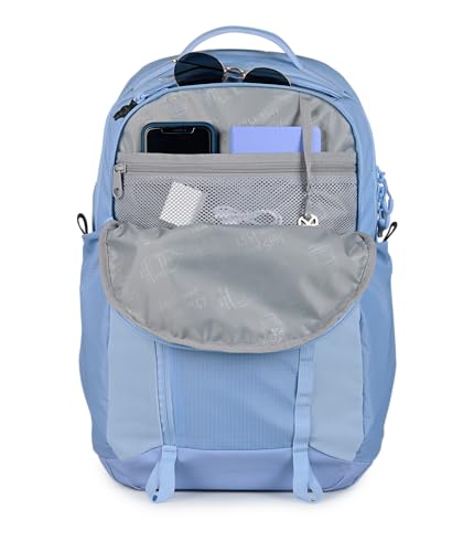 Image of JanSport 28L All Around Pack - 15 inch Laptop Sleeve, Hydrangea | Versatile Rucksack w /Hydration Sleeve, Reflective Accents & Safety Whistle