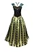 American Vogue Adult Women Frozen Anna Elsa Coronation Dress Costume Princess Costume (XS Women Size, Olive)