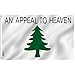 Anley Fly Breeze 3x5 Foot an Appeal to Heaven Flag - Vivid Color and UV Fade Resistant - Canvas Header and Double Stitched - Pine Tree Flags Polyester with Brass Grommets 3 X 5 Ft