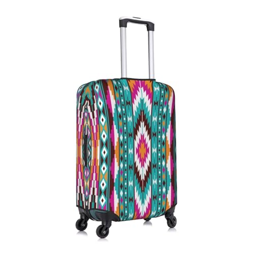Native American Aztec Luggage Suitcase Cover, Stretchable Protection Luggage Stylish Suitcase Covers Small3