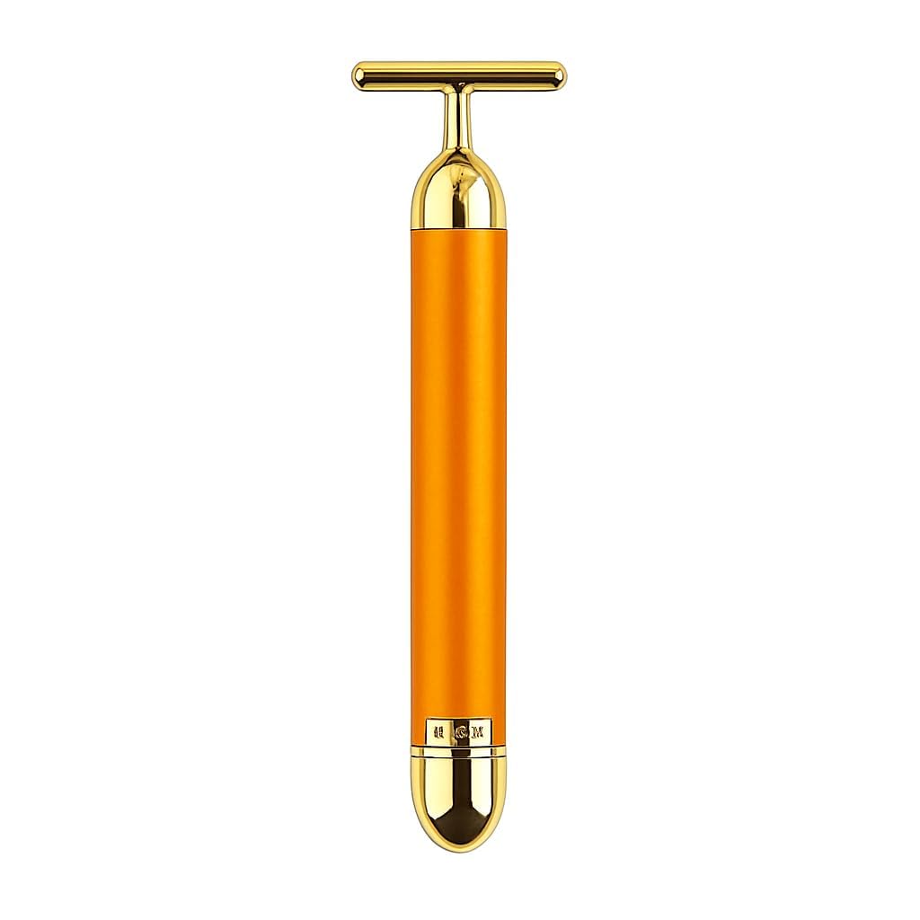 Sarbeau Face Massager Machine for Facial – Electric Gold Face Massager – T-Shaped Portable Anti-Aging 24K Gold Facial Massager for Face Lifting, Wrinkle Reduction & Skin Firming-picture-42