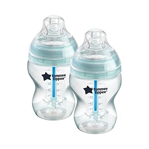 Tommee Tippee Biberón Anticólico con Tetina con Forma de Pecho y Sistema de Aireación Anticólico Cover
