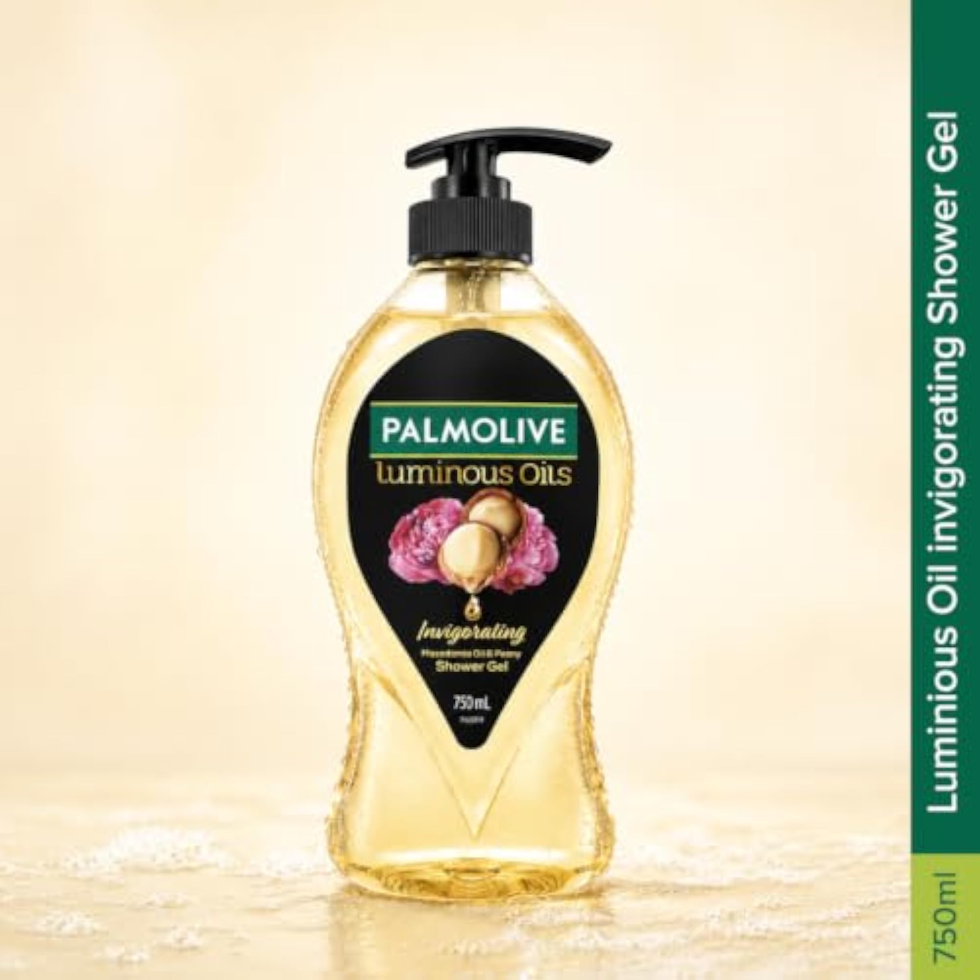 Luminous Oil Invigorating Body Wash, Natural Macadamia & Peony Extracts