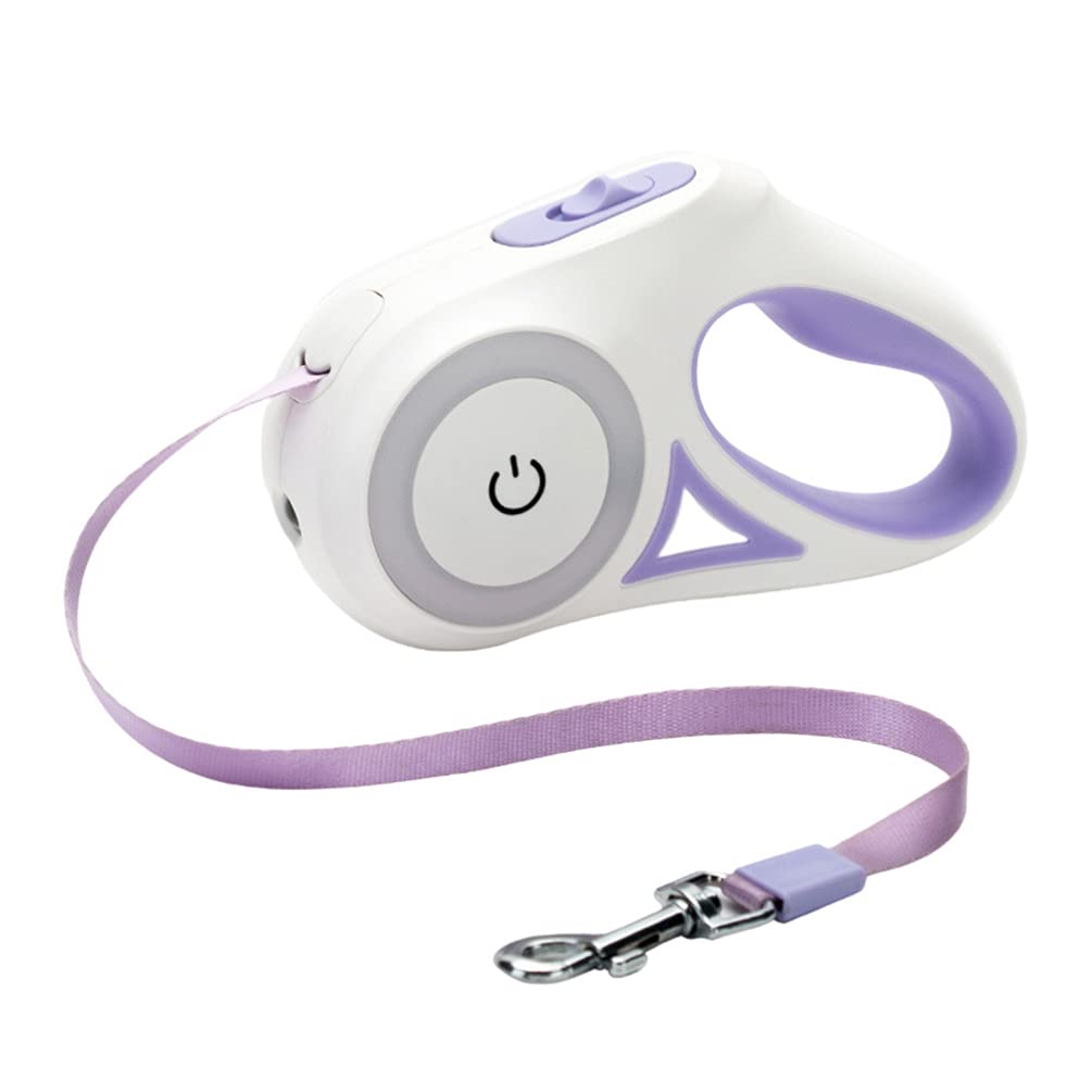 POPETPOP Laisse rétractable automatique à 360° pour chien - Laisse rétractable en nylon pour chien et chiot