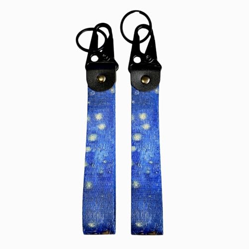 Image of 2Pcs Motorcycle Keychain Motorcycle Key Tag JDM Jet Tag Keychain Heavy Duty Wrist Lanyard Keychain for Car,Motorcycle