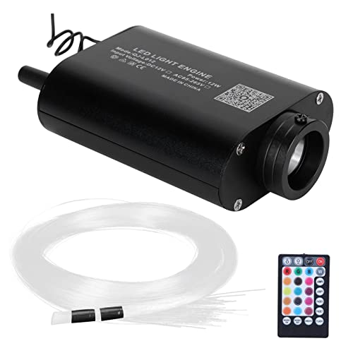 Motor de luz RGBW con fibra óptica de 2 metros para crear techos galácticos en fiestas 4