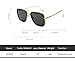 IKANOO Tony Stark Sunglasses for Men Women Vintage Square Metal Frame Spider Man Eyeglasses