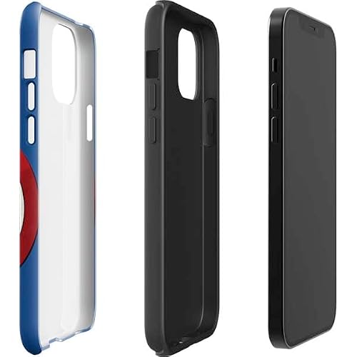 Skinit Impact Phone Case Compatible with iPhone 12 - Officially Licensed Marvel Captain America Shield Design