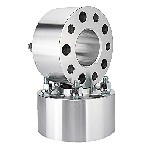 AutoForever 3" Wheel Spacers Adapters 5x4.75 76.2mm 12x1.5 Studs Compatible with Chevy s10 Corvette GMC 2Pcs
