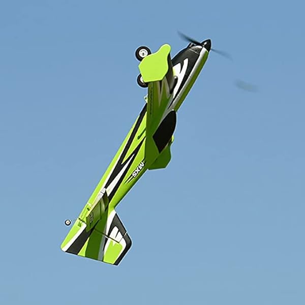 RC plan 4-kanals fjärrkontroll flygplan 1100 mm (43.3 tum) 3D Aerobatic RC flygplan för vuxna RTF redo att flyga med Brushless 3541-KV1230 Motor