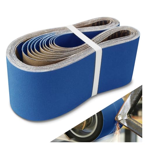 4 x 36 Inch Zirconia Sanding Belts (10 Pcs)