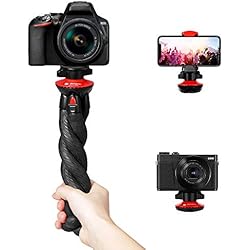 Tripode De Mano Para Camara Fotopro - Trípode portátil para teléfono móvil con Adaptador de teléfono, trípode, trípode para cámara de Fotos para iPhone 13, Canon Sony Nikon DSLR