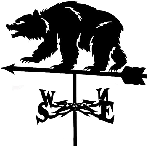 Banderuole a Vento per Famiglie,banderuola in Metallo Forma di Gallo,indicatori direzione Vintage Decorazione Giardini,tetti e Paddock