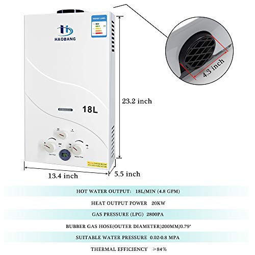 Hb Haobang Gas Water Heater Tankless Liq Buy Online In Fiji At Desertcart