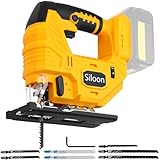 Jig Saw with Dw 20v Battery,Cordless Jigsaw with 7 Speed...
