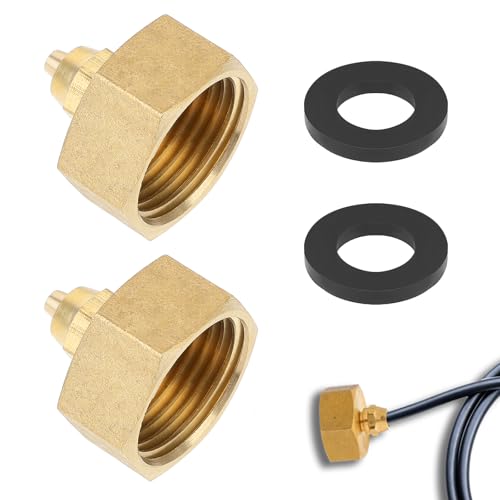 2 Sets Garden Hose Adapter Brass 3/4