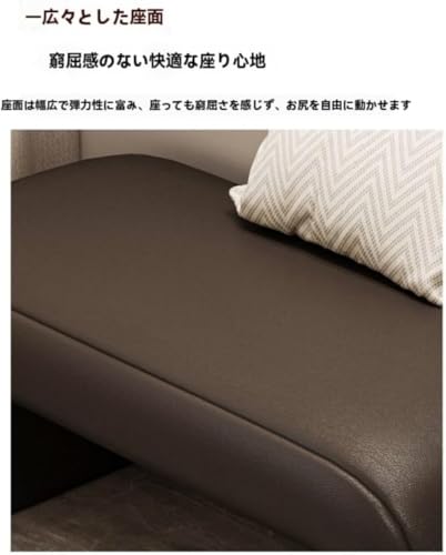 DRWG ラムウール張りベンチ 玄関靴履き替え用スツール 寝室ソファ・ベッドエンドチェア (80cmPUレザー,ホワイト) [4]