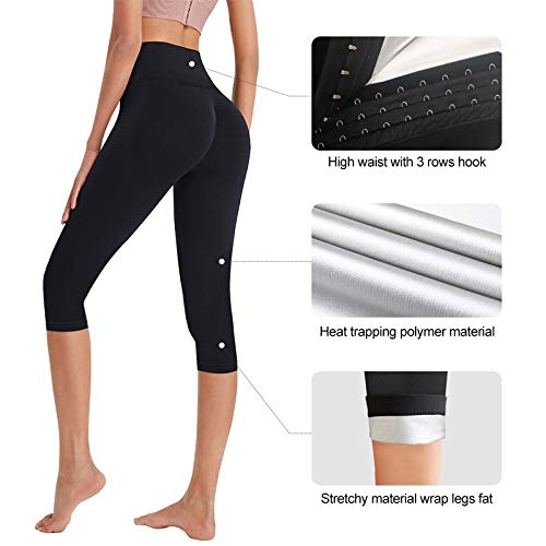 ZOME-Women-Sauna-Sweat-Leggings-High-Waist-Heater-Shorts-Body-Shaper-Slimming-Workout-Training-Gym-Fitness-Thermo-Pants