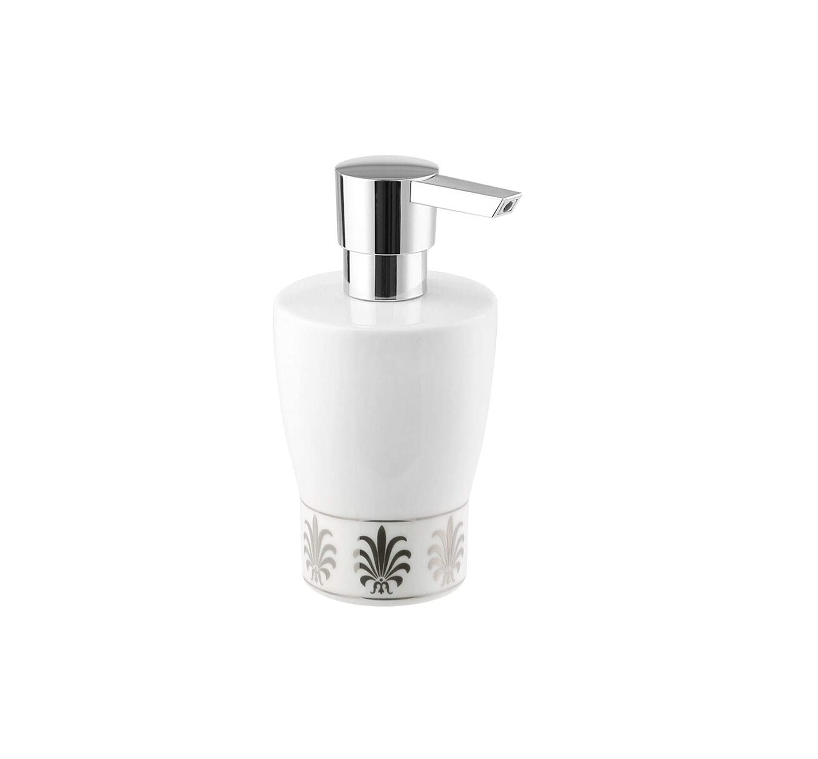 NZPOST Distributori di Sapone Distributore di Sapone Design Moderno Distributore di Sapone Ricaricabile, Bottiglia di Ceramica Vuota per Doccia