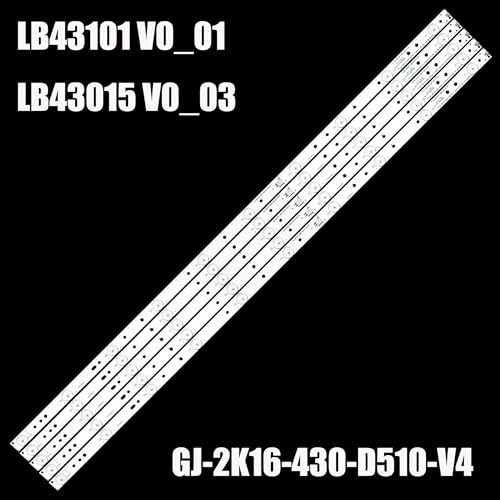 Tiras de retroiluminación LED de 43 pulgadas para reparar televisores 2