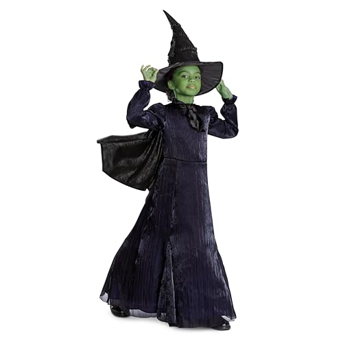 Disfraz completo Elphaba oficial Wicked para niñas miniatura 1