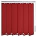 Produktbild Sonnenschutz-HH® - Lamellenvorhang rot lichtdurchlässig - Breite 400 cm x 160 cm Höhe - Lamellenbreite 127mm Vertikaljalousie Vertikalanlage Schiebevorhang