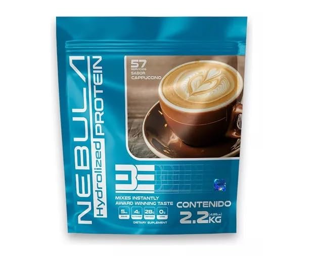 Proteínas, Be supplements Nebula 100% Proteina Whey Isolate 2.2 kg 57 Servicios sabor cappuccino