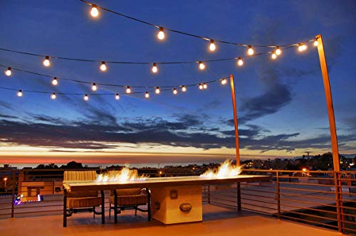 Wayska Outdoor String Light Hanging Kit, Globe String Light Suspension Kit, 250Ft Stainless Steel Cable Light Guide Wire Rope with Turnbuckles and Hooks for Patio,Backyard Lighting Accessories
