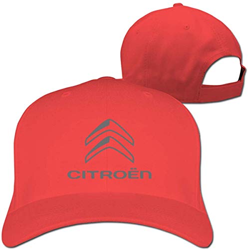 Lifewfrc2018 New Customized Citroen Motors Logo Geek 100% Organic Cotton Cricket Cap for Womens Casquette Red