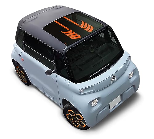 Techo Power 02 Naranja - Techo de Cristal Especial, Parasol Compatible con Citroen AMI y Opel Rocks-e