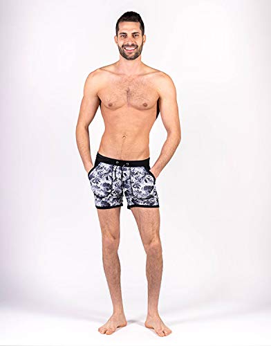 Taddlee Men Swimwear Swimsuits Swim Boxer Briefs Bikini Pocket Surf Bathing Suit(M) Black #TOP4