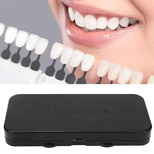 Image of Ceramic Veneers Box,Ceramic Veneers Denture Box,Professional Veneer Pretreatment Patch Tooth Box Ceramic Veneers Denture Storage Box for Arrangement Cleaning