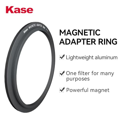 Kase Wolverine 55-82mm 55mm to 82mm Magnetic Filter Step-Up Adapter Ring 55 82