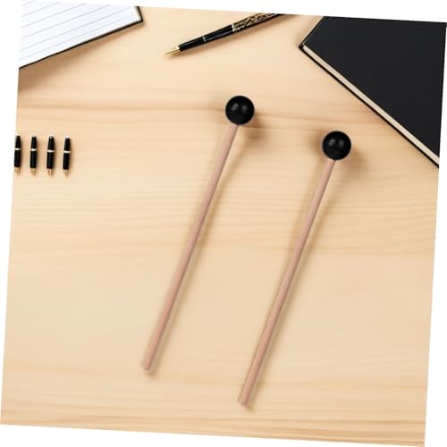 2 baquetas mini para tambores y xilófono con mango de madera miniatura 4