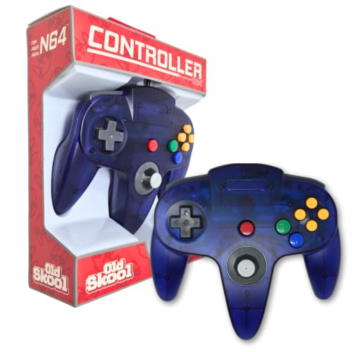 Old Skool N64 Wired Game Controller Joystick for Nintendo 64 - Grape