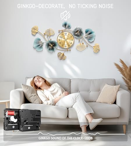 Ginkgo Leaf Design Clock image product image