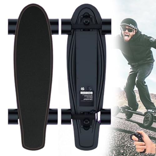 Elektro-Skateboard, 22 km/h Geschwindigkeit, IP55 wasserdicht, 30+ Meilen Reichweite, unterstützt 149.7 kg - für Pendler und Anfänger