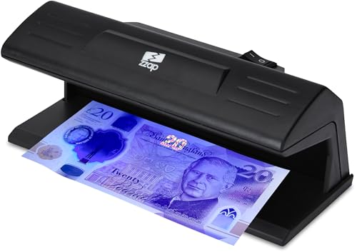 The ZZap D20+ - Counterfeit Money Detector - Ultraviolet Detection Using 3 LEDs Ideal for Checking Currency Official Items and More!