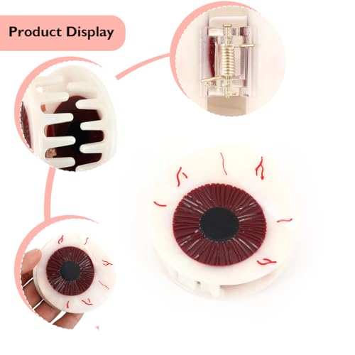 1 Piece Personalized Acetate Novelty Department of Ophthalmology Eye Hair Claw Clip