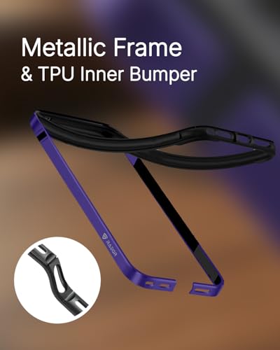 Image of RAEGR Case | Anodized Aluminum Bumper | Edge Armor Protective Minimal Case Designed for Galaxy S26 Ultra (2026) - Purple RG10660