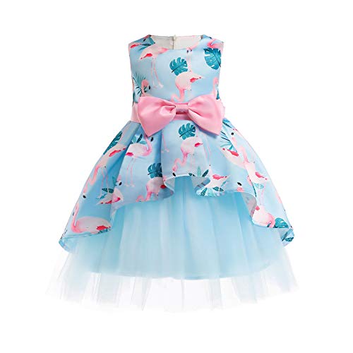 Vestidos de dama de honor con tul y volantes para niñas en bodas