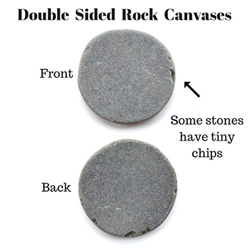 image for Capcouriers Flat Rocks for Painting - Natural Rock Canvases - Flat Pai