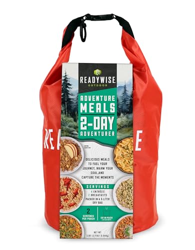 ReadyWise 2 Day Outdoor Camping Meal – 12 Servings Dry Bag, Freeze Dried Survival Food Kit