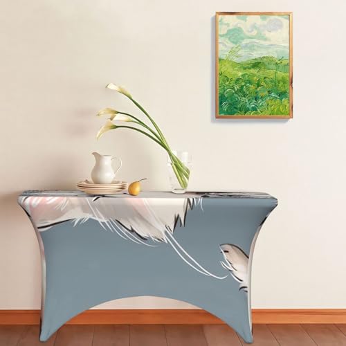 Nappe chat dessin animé 1,2 m lavable protège table élastique - 7