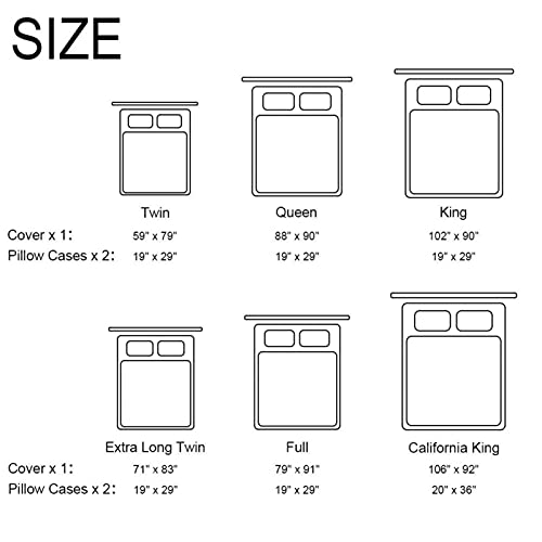 Duvet Covers Set King Cartoon Owls - Soft And Breathable Microfiber Comforter Bedding Set With Zipper Closure For Kids Women Men, 1 Duvet Cover 2 Pillowcase #TOP6